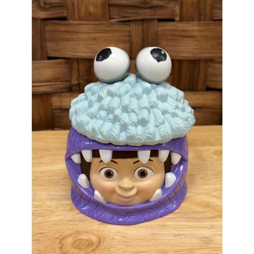 Disney On Ice Pixar Monsters Inc Costume Boo Flip Hinge Lid Cup Mug Souvenir